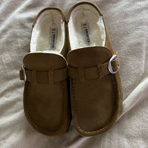 Womans Birkenstock Buckley shearling shoes